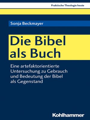 cover image of Die Bibel als Buch